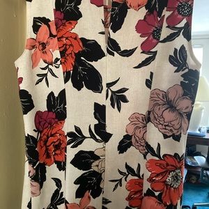 Ann Taylor top; a-line a little flare at waist.